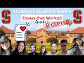 Successful Stanford Common App Answers! ✨Short Takes, Intellectual Vitality.. (Stanford 24 Students)