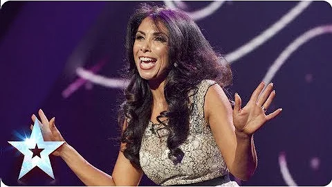 Francine Lewis entertains all with her impressions...