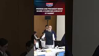 Watch! PM Narendra Modi And President Joe Biden Share A Warm Hug Ahead Of G7 Summit In Hiroshima