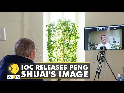 IOC president Thomas Bach interacts with Chinese tennis star Peng Shuai in a video call | World News