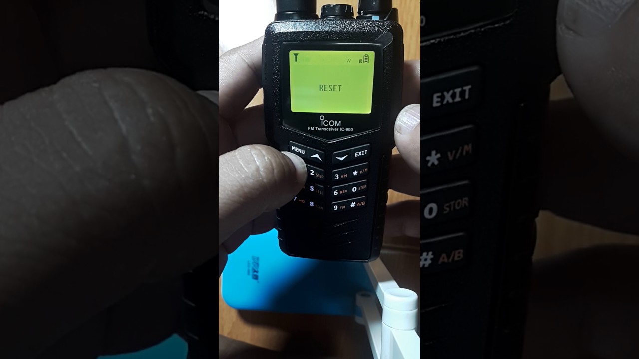 วิธีรีเซทเครื่อง ICOM IC-900