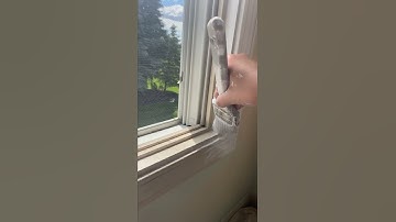 Window trim just like a pro 💅 #painters_pro #painting #interior #girlpainting #girlswhopaint