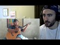 AMERICAN REACTION Bob Marley - No Women No Cry (fingerstyle cover)