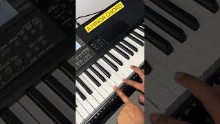 A Minor Chord Shorts | Minor Chords Shorts | Lessons Tutorials Piano Keyboard Learn Play #shorts