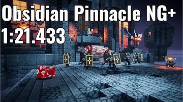 Minecraft Dungeons Obsidian Pinnacle in 1:21.433 (World Record)