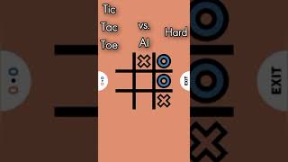 Tic Tac Toe, vs. AI, Hard screenshot 5