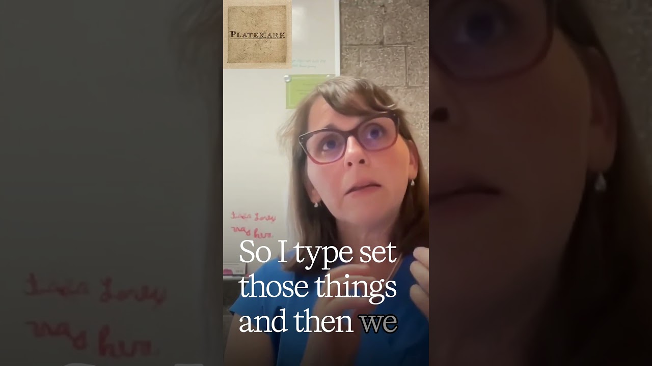 Amelie Hugill-Fontanel on printing suffragist posters in letterpress at RIT