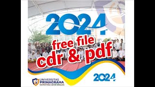 Free Kalender 2024 file cdr &amp; pdf