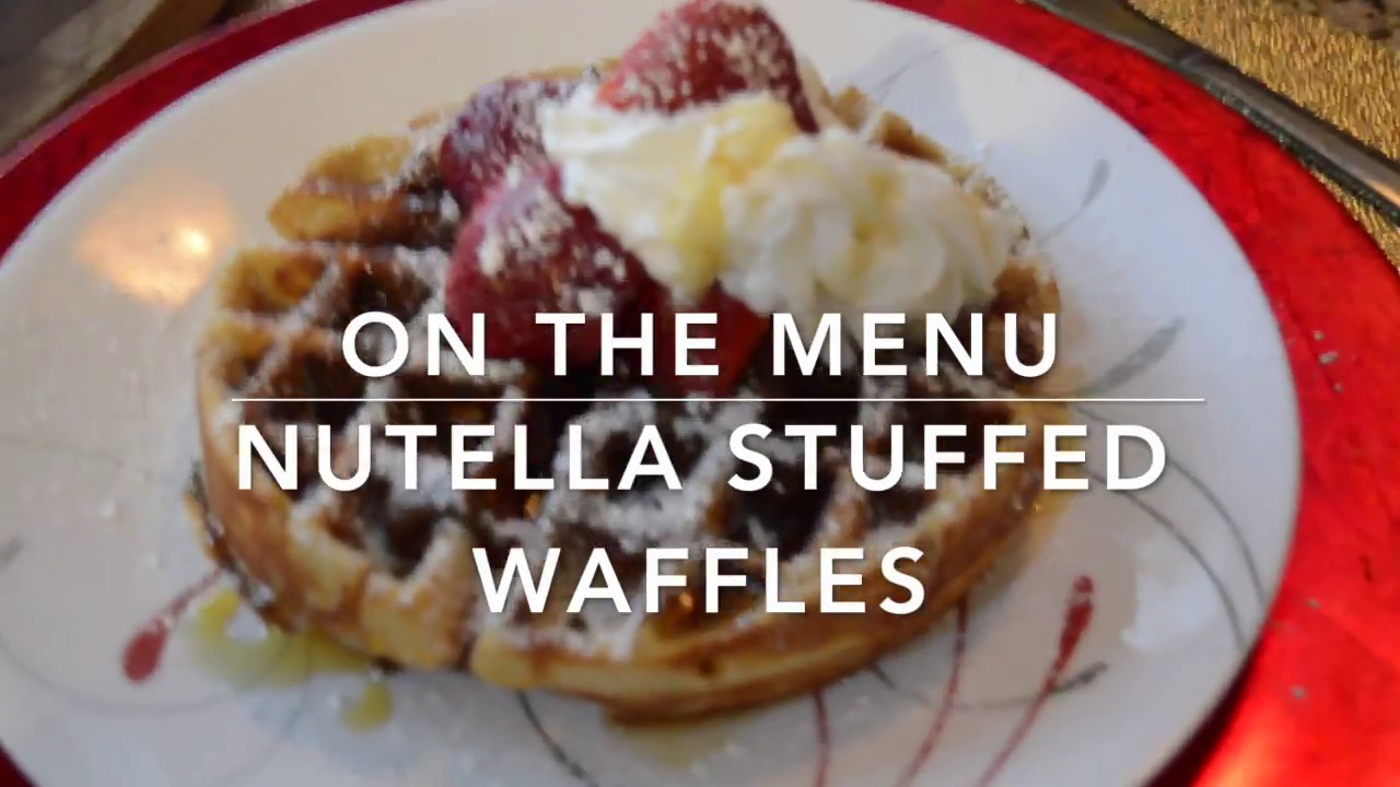 The Perfect valetines day breakfast |nutella stuffed waffles|- Sophie's Cuisine