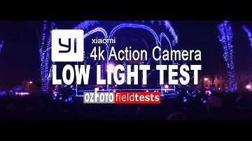 Xiaomi YI 4k I Low Light test I Avent Zagreb