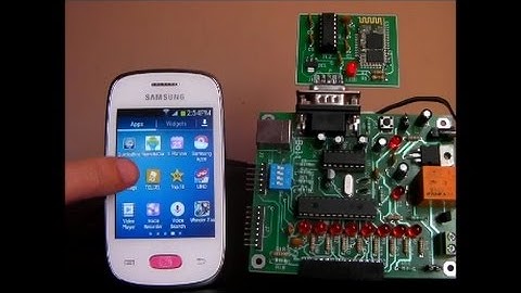 Pairing Bolt 18F2550 microcontroller with a bluetooth HC-06, with mobile phone Samsung Galaxy