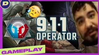 A 911 Dispatcher plays a 911 operator video game