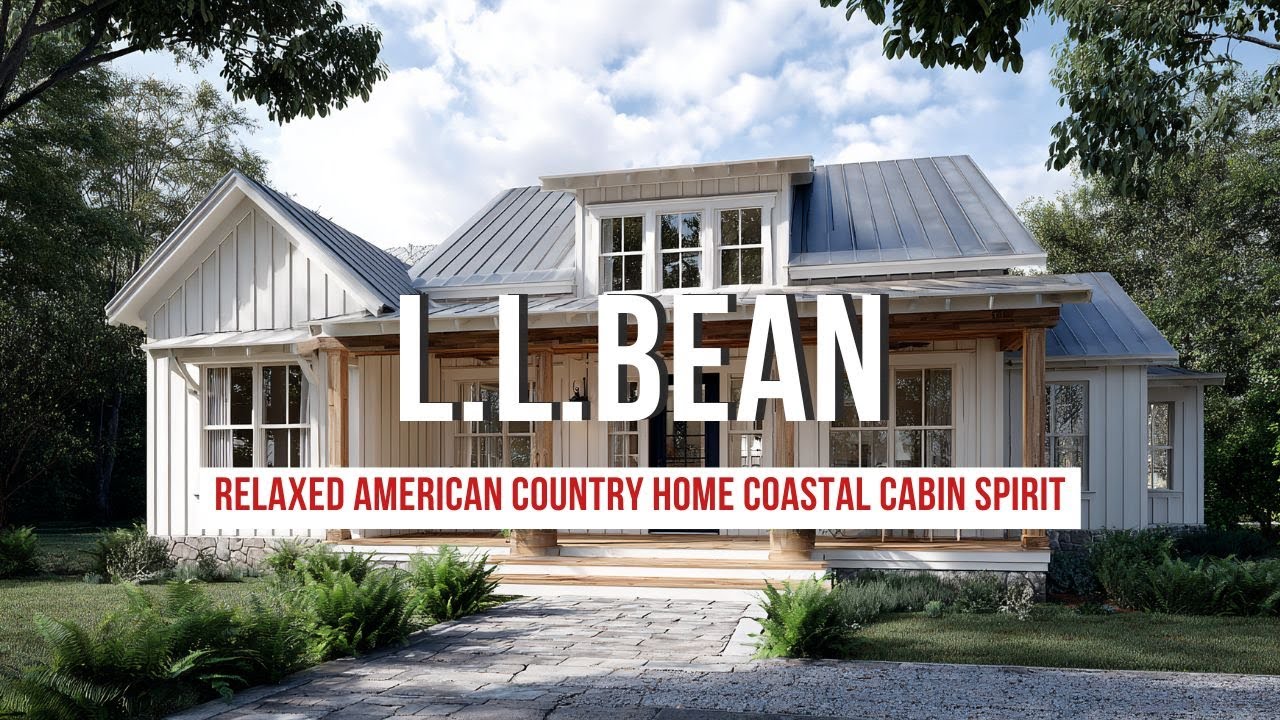 Relaxed American Country Home Inspired by L L Bean Coastal Cabin Spirit