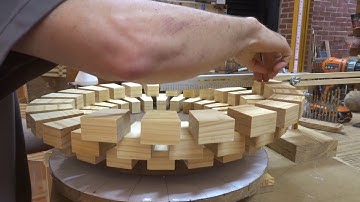 woodturning  big open segment  bowl