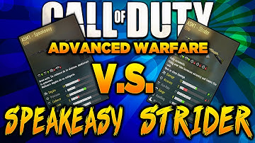 Advanced Warfare - "ASM1 Speakeasy" vs "ASM1 Strider" (COD AW Elite Weapon Comparison)