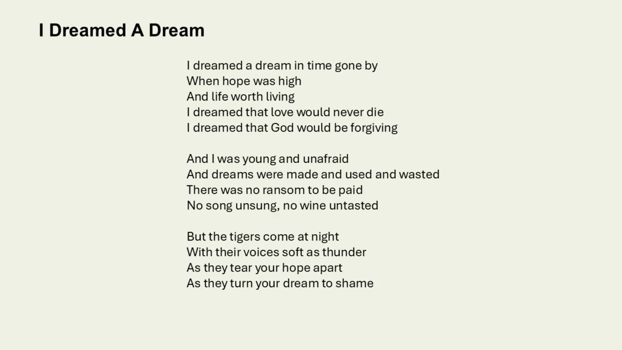 Vicky Chen_I Dreamed A Dream