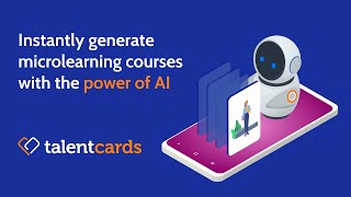 Generate microlearning courses in TalentCards instantly with the power of AI screenshot 2