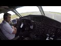 Detailed COCKPIT ATR 42-320F HEAD GOPRO FOOTAGE AMSTERDAM SCHIPHOL TAXI TAKE OFF FULL VIDEO