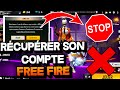 Comment recuperer son compte free fire supprimersuspendu