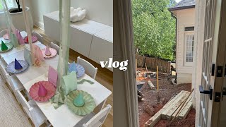 VLOG | Backyard renovation, Baby&#39;s 2nd Birthday Party, Weekend at the Lake