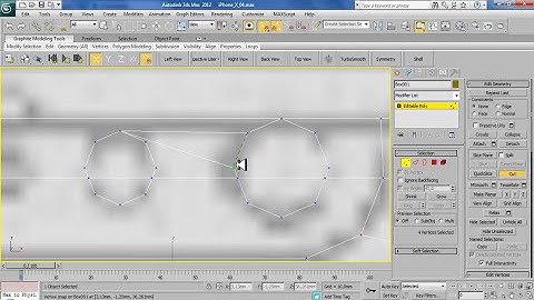 3Ds max iPhone X modeling tutorial - Part 4