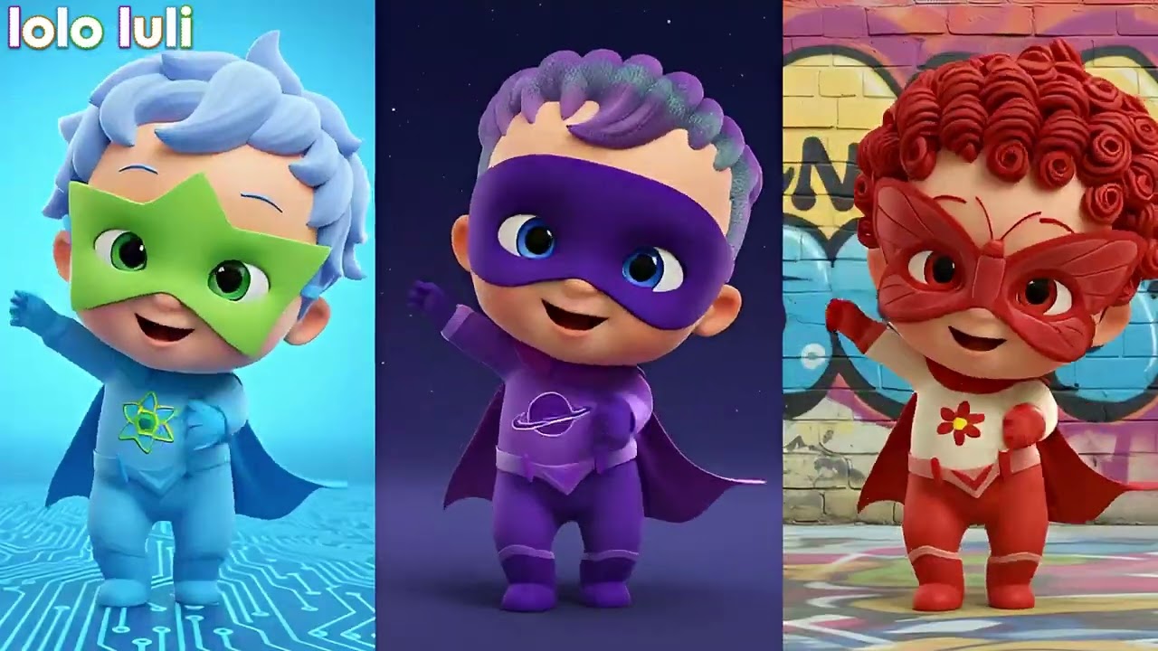 Super Entertaining Videos 🟡 Cool Characters For Kids 🟢 Music 🟪 