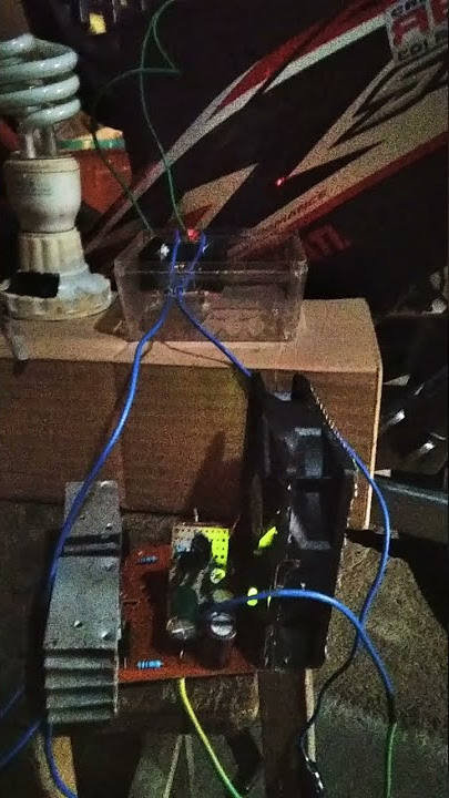 tes inverter icne555 p mantap  pillhips 11 watt digenjod nyala 😍
