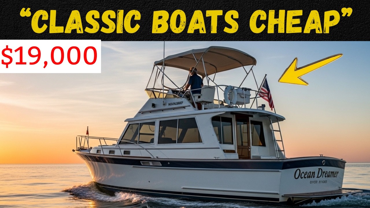 10 Affordable Classic Trawlers That Can Cross Oceans (Under $40K).