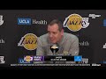 Frank Vogel Postgame Interview | Los Angeles Lakers crush Oklahoma City Thunder 120-101