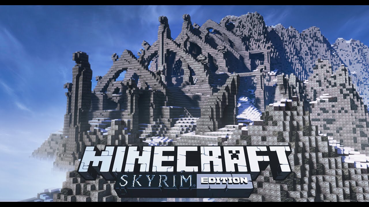 Turning Minecraft Into SKYRIM - YouTube