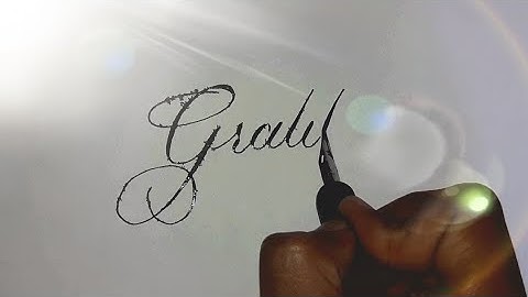 Most satisfying copperplate calligraphy| streight pen holder calligraphy|saad Calligraphy