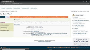 How to password change in phpbb.