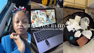 Exam days in my life | studying, honour’s evening, late nights | South African Youtuber