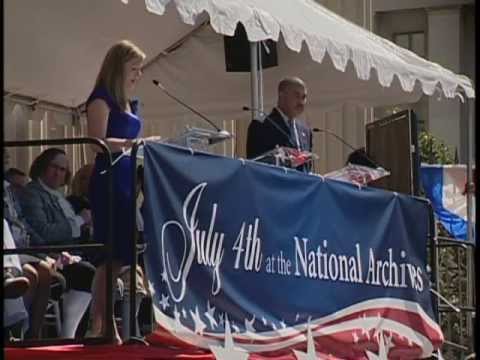 July 4th 2010 at The National Archives complete ceremony