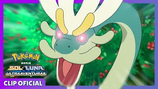 ¡El Team Rocket secuestra a Drampa! | Serie Pokémon Sol y Luna-Ultraaventuras | Clip oficial