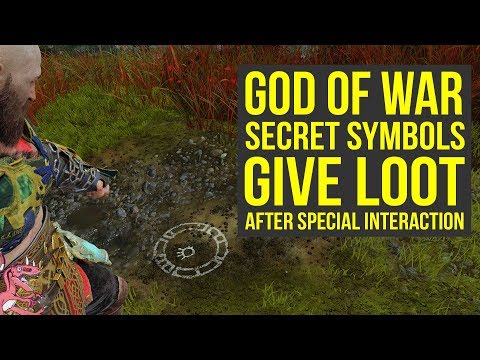 God of War Secrets - Special Symbols GIVE LOOT After Special Interaction (God of War 4 Secrets)