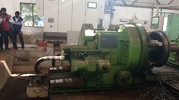 Working of CNC machine in Indian Railway workshop. CNC machine