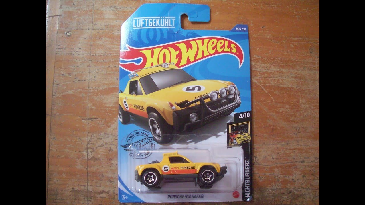 Porsche Cayman Porsche 914 Safari #242 * Yellow * 2020 Hot Wheels