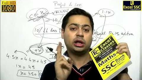 Excel SSC - SSC CGL Maths Tutorials - DEMO - Profit & Loss (Questions 4)