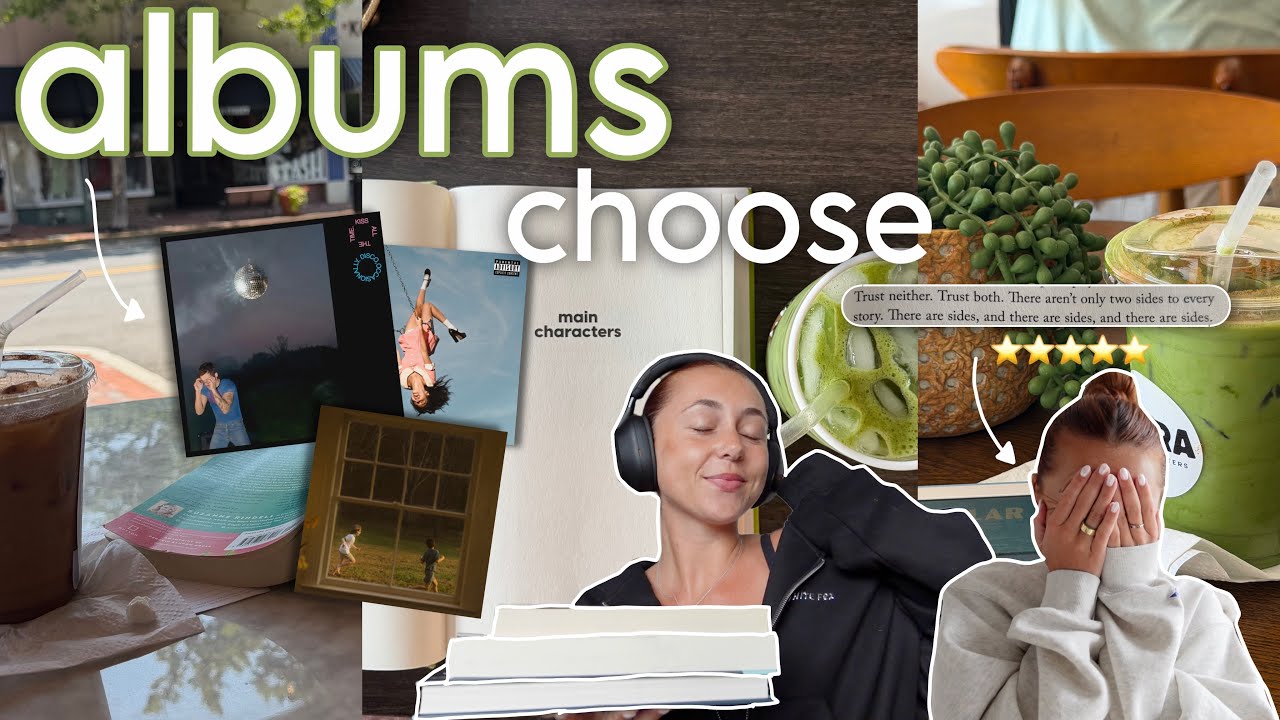 2026 albums choose my reads for a week 🎧📚 *new 5 star*