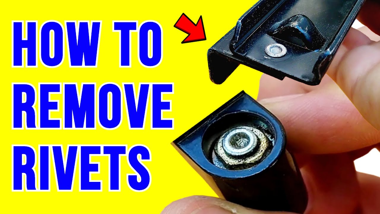 4 Best Ways to Remove Rivets Without a Rivet Tool : 4 Steps (with Pictures)  - Instructables
