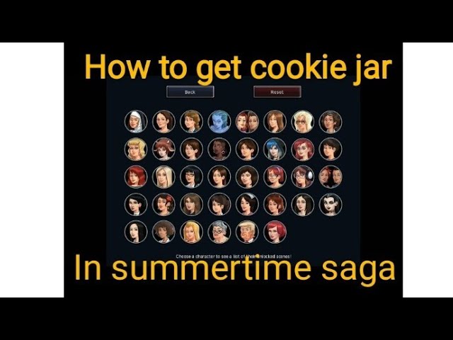 Summertimesaga How To Unlock Cookie Jar Scenes Summertime Saga Youtube