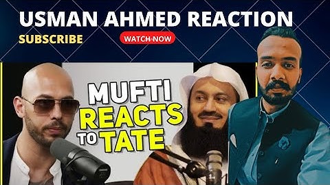 Mufti Menk Reacts To Andrew Tate Convert To Islam | Pakistani Reaction | Usman Ahmed Reaction