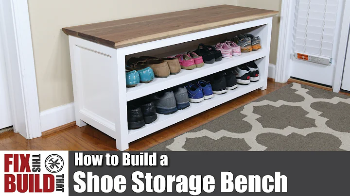 DIY Shoe Storage Bench | How to Build