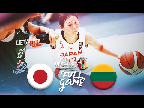 Japan v Lithuania | Full Basketball Game | FIBA U19 Women&#39;s Basketball World Cup 2023