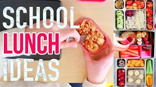 Healthy School Lunch Ideas! 3 Meals + 6 Snacks & More! HIGH SCHOOL TESTED!