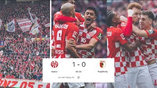 Mainz 05 gegen FC Augsburg 1-0 & Highlights Tor & 17/02/2024 & Bundesliga