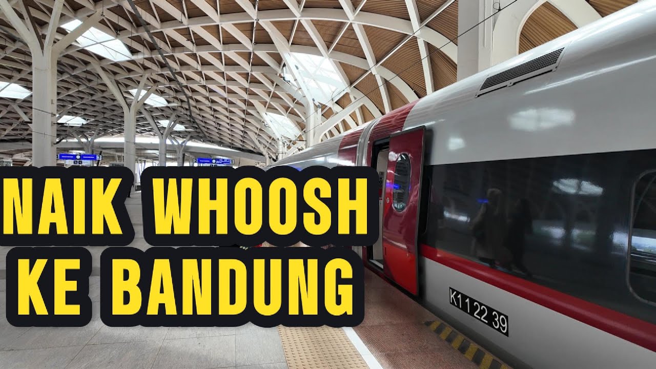 Pertama kali naik kereta Whoosh ke Bandung