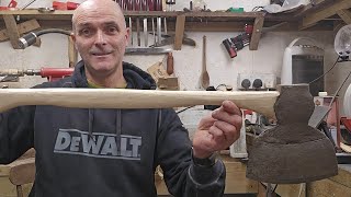 Restoring an old Hewing Axe, Broad Axe 🪓 👌