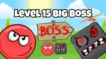 Red Ball 4 -Gameplay Walkthrough Level 15 Green Hills Big Boss (İOS,Android)
